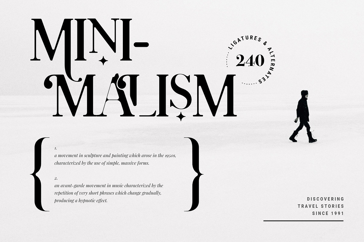 Charles - Chic Ligature Serif Font, a Serif Font by SilverStag Type Foundry (Photo 20 of 31)