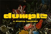 Dumpie Typeface, a Font by evemiriam (Thumbnail 1 of 6)