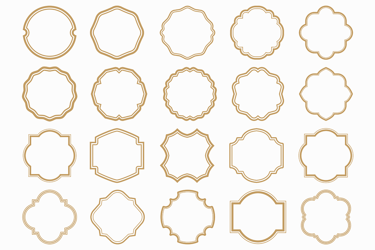 Classic Frame Label Border Bundle, a Decorative Illustration by Kusumaillustration (Photo 6 of 16)