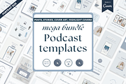 Podcast Canva Instagram templates, a Social Media Template by Cate Creates (Thumbnail 1 of 10)