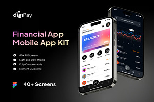 digiPay Financial Technology App UI, an UI Kit Template by Lumina_ui_ux202