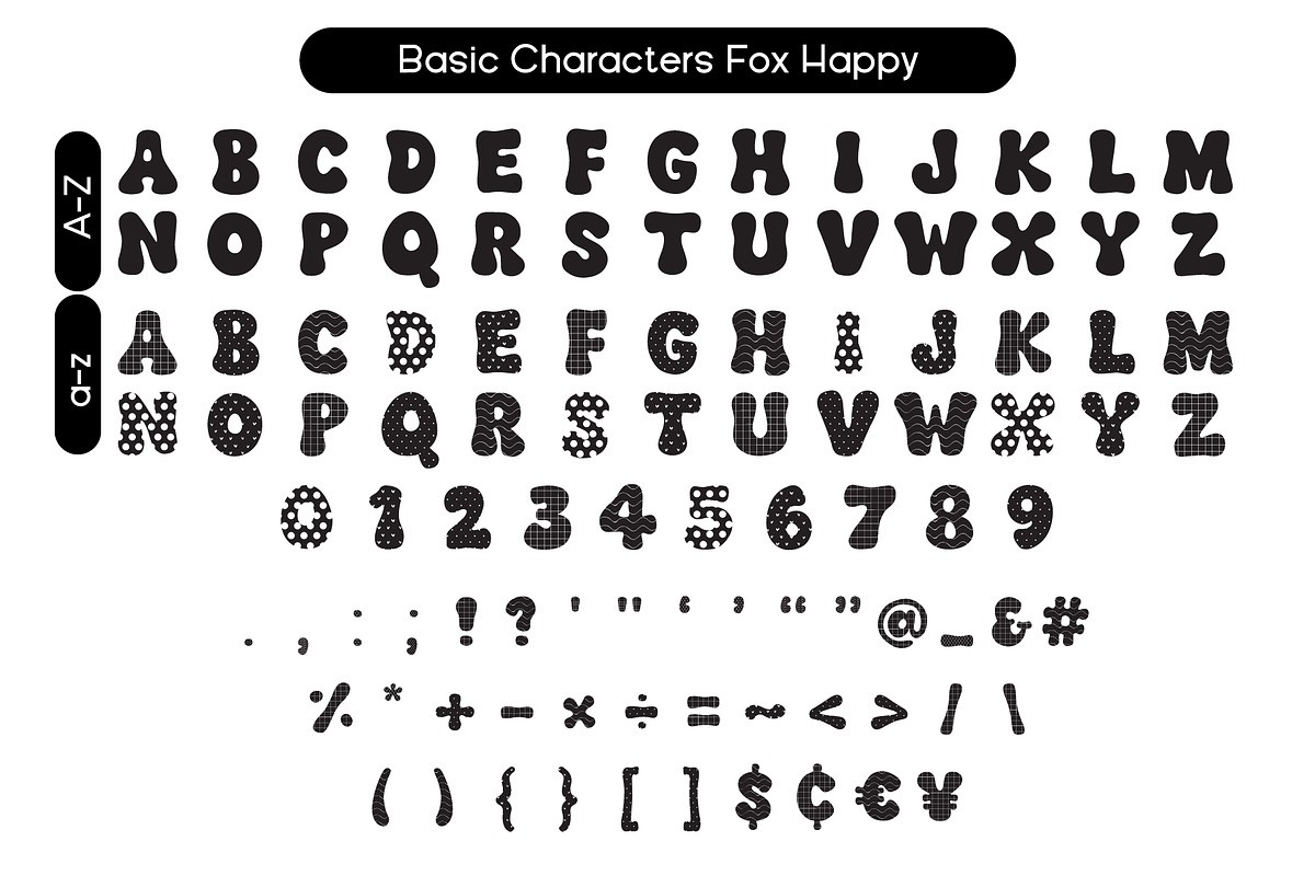 Fox Happy & Fox Happy Line Duo Font, a Symbol Font by Fox7 By Rattana (Photo 4 of 8)