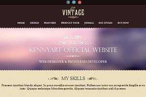 JSN Vintage - Creative Joomla Theme