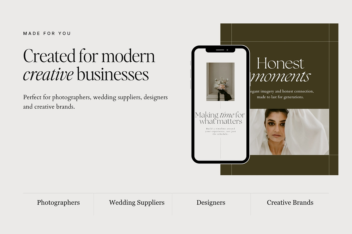 60 Instagram Templates | Canva Set, a Social Media Template by Adam and Grace (Photo 16 of 23)