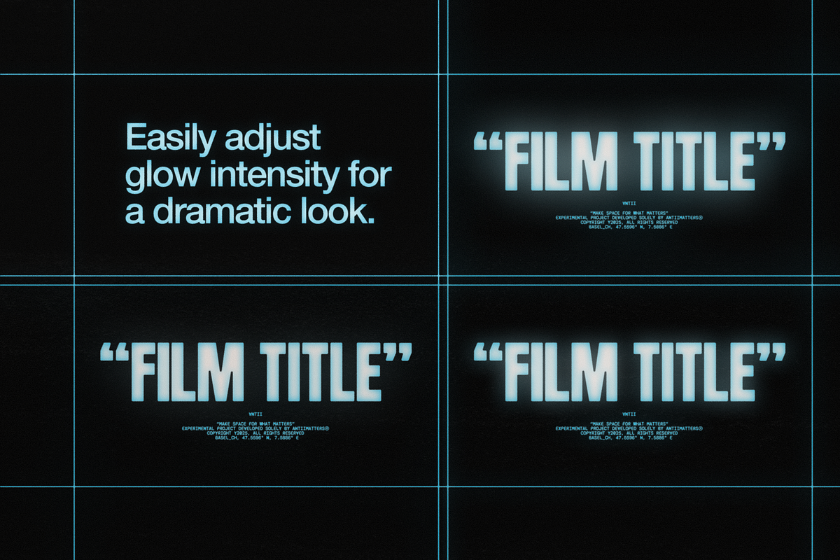 Film Title Glow - Figma Text Effect, a Marketing Template by ANTIIMATTERS (Photo 4 of 5)