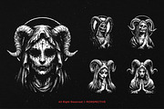 10 Bundle Dark Art Mother Marry, an Illustration by Morspective (Thumbnail 3 of 7)