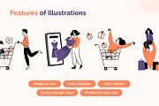 Online Shopping Concept Vector, an Object Graphic by 35lab (Thumbnail 3 of 6)