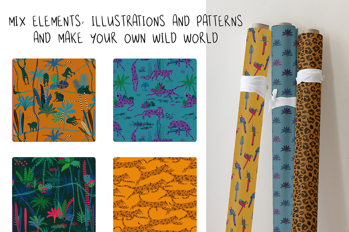 Run To The Jungle, an Animal Illustration by Annakniaz (Photo 10 of 11)