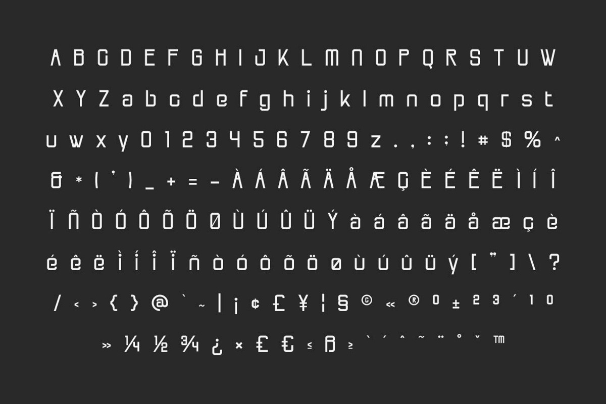 Osore – Sleek Tech Sans, a Sans Serif Font by Artiveko (Photo 2 of 8)