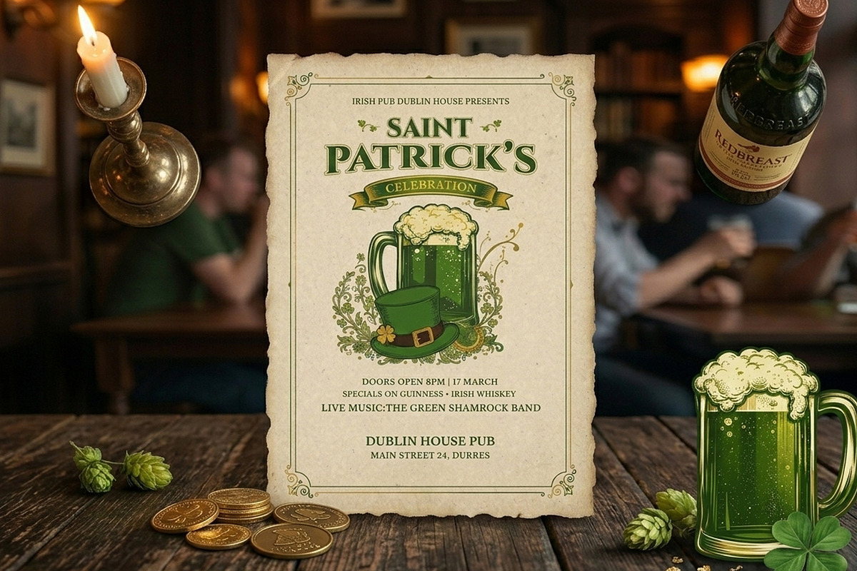 St Patrick's Day Flyer, a Flyer Template by Estartshop (Photo 2 of 2)