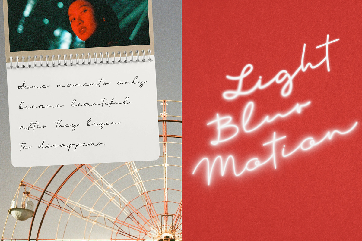 The Silver Halation Modern Script, a Script Font by Anastasiia VNSK (Photo 4 of 11)
