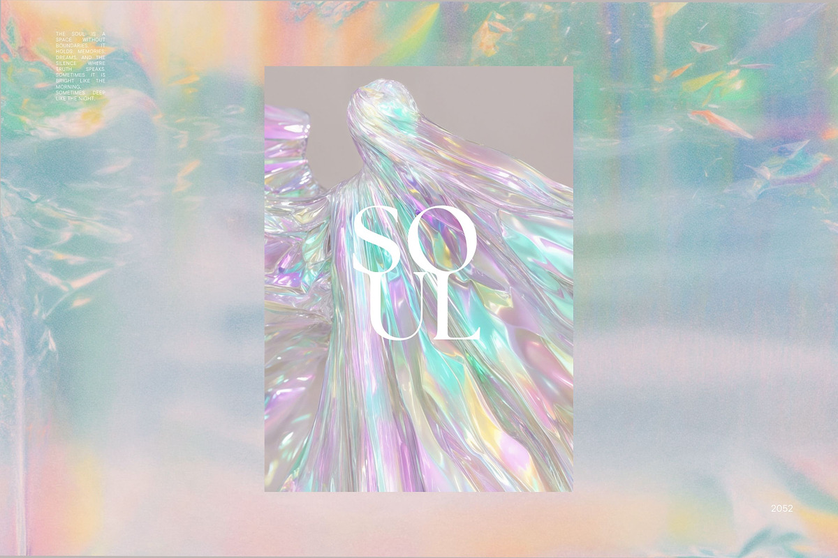 NEUROGLOW – Holographic & Emotional, a Background Graphic by Natali Batu (Photo 7 of 12)