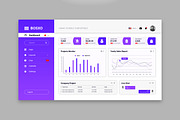 Clean Admin Dashboard UI Template, an UI Kit Template by MightyDesign (Thumbnail 1 of 6)