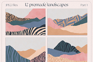 LANDSCAPE Creator & Zebra Textures