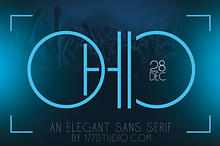 Ohio - Futuristic Sans Serif Font