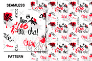 Graffiti Seamless pattern, a Pattern Graphic by SergeyBitos (Thumbnail 3 of 4)