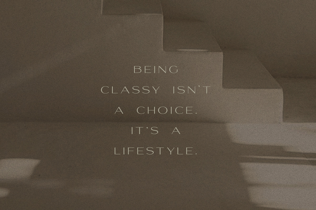 Preston - Classy All-caps Sans, a Sans Serif Font by Harmonais Visual (Photo 4 of 10)