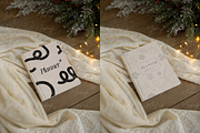 Cozy Winter Book Mockup with Decor, a Product Mockup by TatiMockup (Thumbnail 3 of 3)