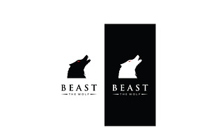 Snarling wolf head logo design., a Branding & Logo Template by LOGOCREATIVE