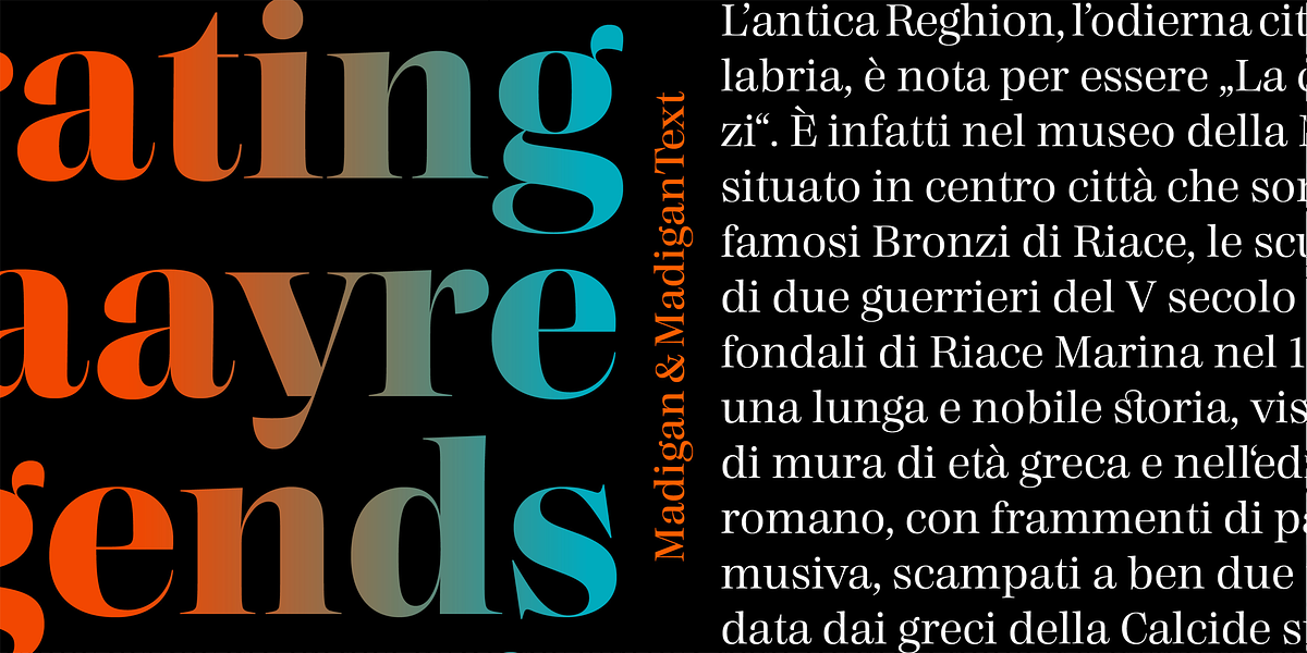 Madigan Text, a Serif Font by Hoftype (Photo 2 of 11)