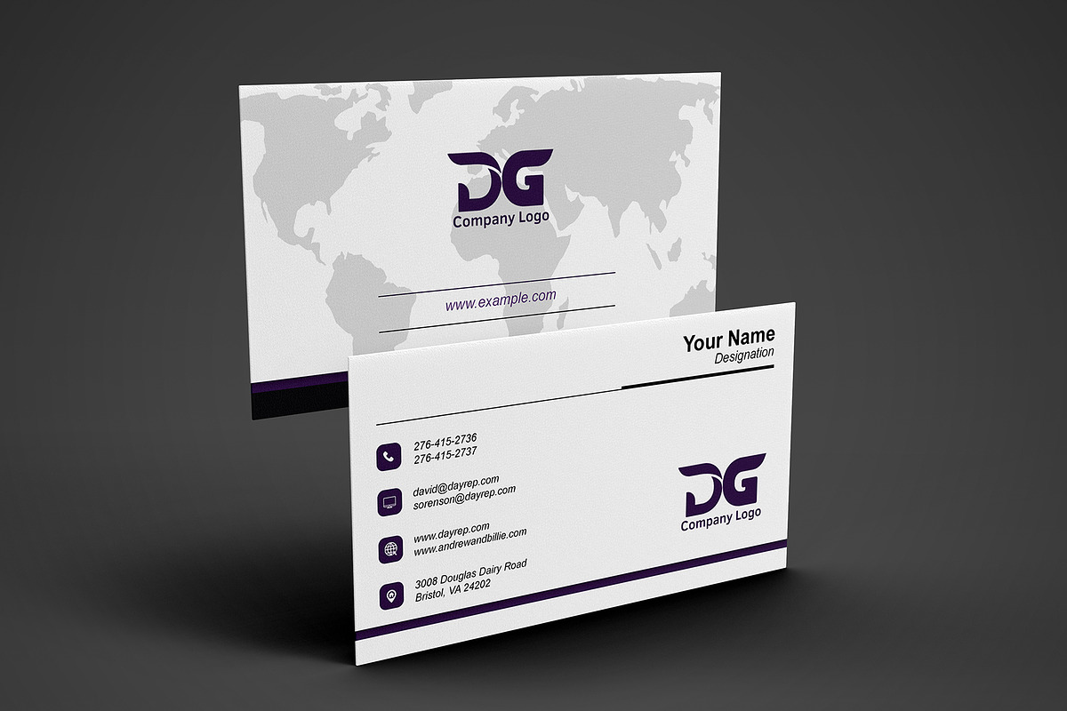 Company Branding Business Card PSD preview 3