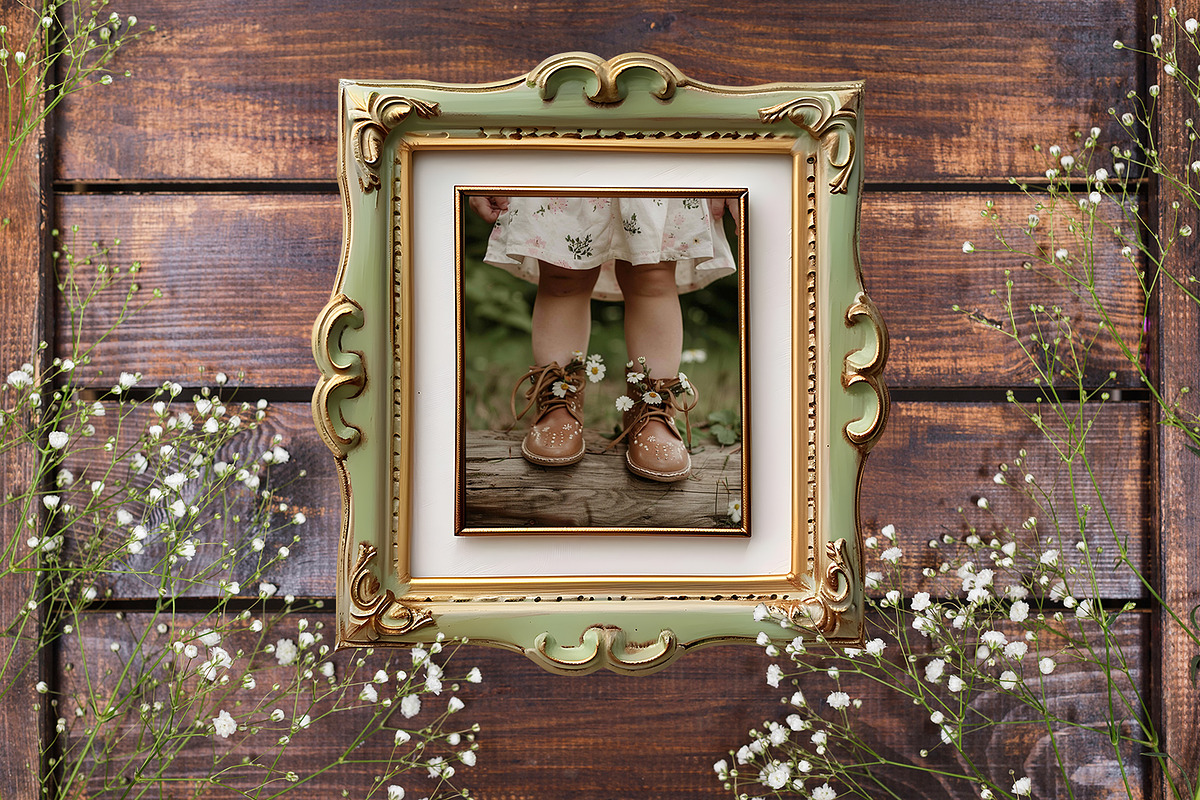 Vintage Cottagecore Frames PNG, an Object Graphic by NataKa (Photo 5 of 5)