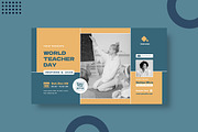 World Teacher Day Digital Poster, a Templates & Theme by MikroType Std (Thumbnail 3 of 4)