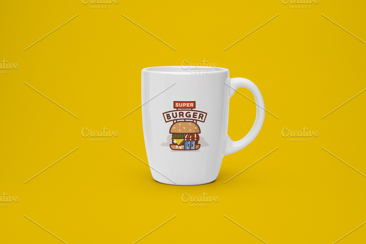 Super burger logo, a Branding & Logo Template by Dima&Leta Stolz (Photo 7 of 7)