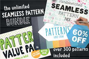 Unlimited Seamless Pattern Bundle