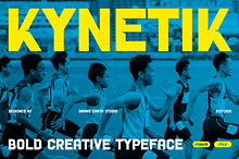 Kynetik - Bold Athletic Sans Serif