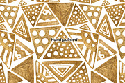 GOLD ETHNIC patterns. Hand painted., a Pattern Graphic by xgart (Thumbnail 7 of 7)