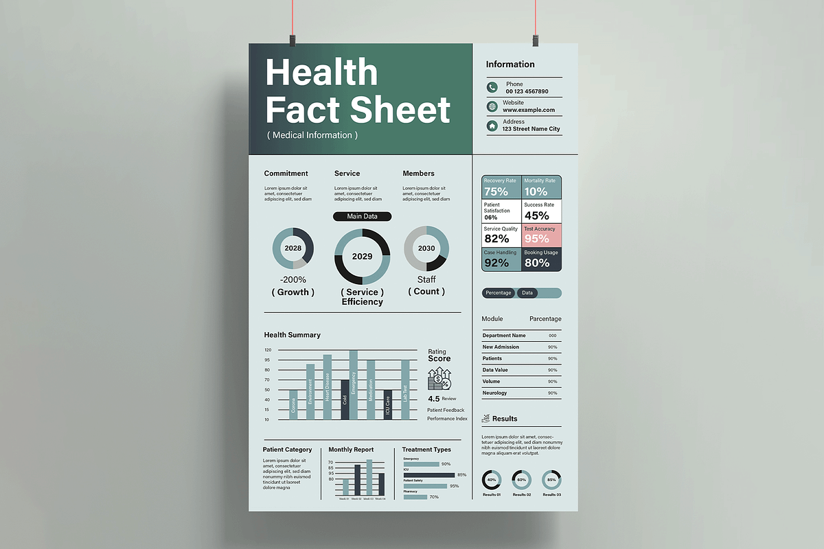 Company Fact Sheet, a Stationery Template by MightyDesign (Photo 1 of 8)