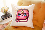 Kawaii Pink Halloween Clipart Bundle, an Illustration by Sublimation Artist (Thumbnail 6 of 6)