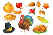 Thanksgiving day, a Food Illustration by DruZhi Art (Thumbnail 2 of 3)