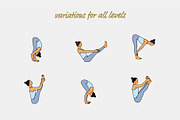 185 Yoga Poses, an Illustration by pkahraman (Thumbnail 4 of 6)