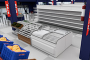 City Supermarket Building Interior, an Architecture 3D Model by multimedia4ds (Thumbnail 21 of 24)