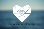 ❤ Love Notes NYC, a Script Font by kickassets (Thumbnail 1 of 3)
