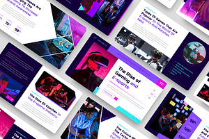 Video Game Google Slide Template, a Presentation Template by YossyOneStd