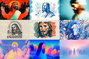 200 Jesus Christ Illustrations, a Person Illustration by Incomelion (Thumbnail 13 of 20)