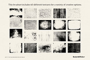 Gritty Texture Brushes for Photoshop, a Brush Add-On by Komet & Flicker (Thumbnail 12 of 14)