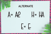 Alphabet | Script Font, a Script Font by Scratchones (Thumbnail 8 of 9)