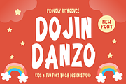 Dojin Danzo - Playful Font, a Handwritten Font by QR Design Studio (Thumbnail 1 of 6)