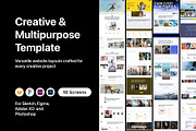 Creative & Multipurpose Template, an UI Kit Template by flr.24 (Thumbnail 1 of 2)