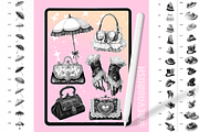 Procreate Vintage Clothes brushes, a Brush Add-On by Revabrush (Thumbnail 8 of 10)