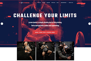 LT Fitness Gym WordPress Theme