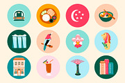 Set of Singaporean Cultural Icons, a Graphic by Goodputty (Thumbnail 1 of 3)