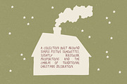 Retro Folk Christmas: 110 Graphics, a Seasonal Illustration by Veyla (Thumbnail 2 of 15)