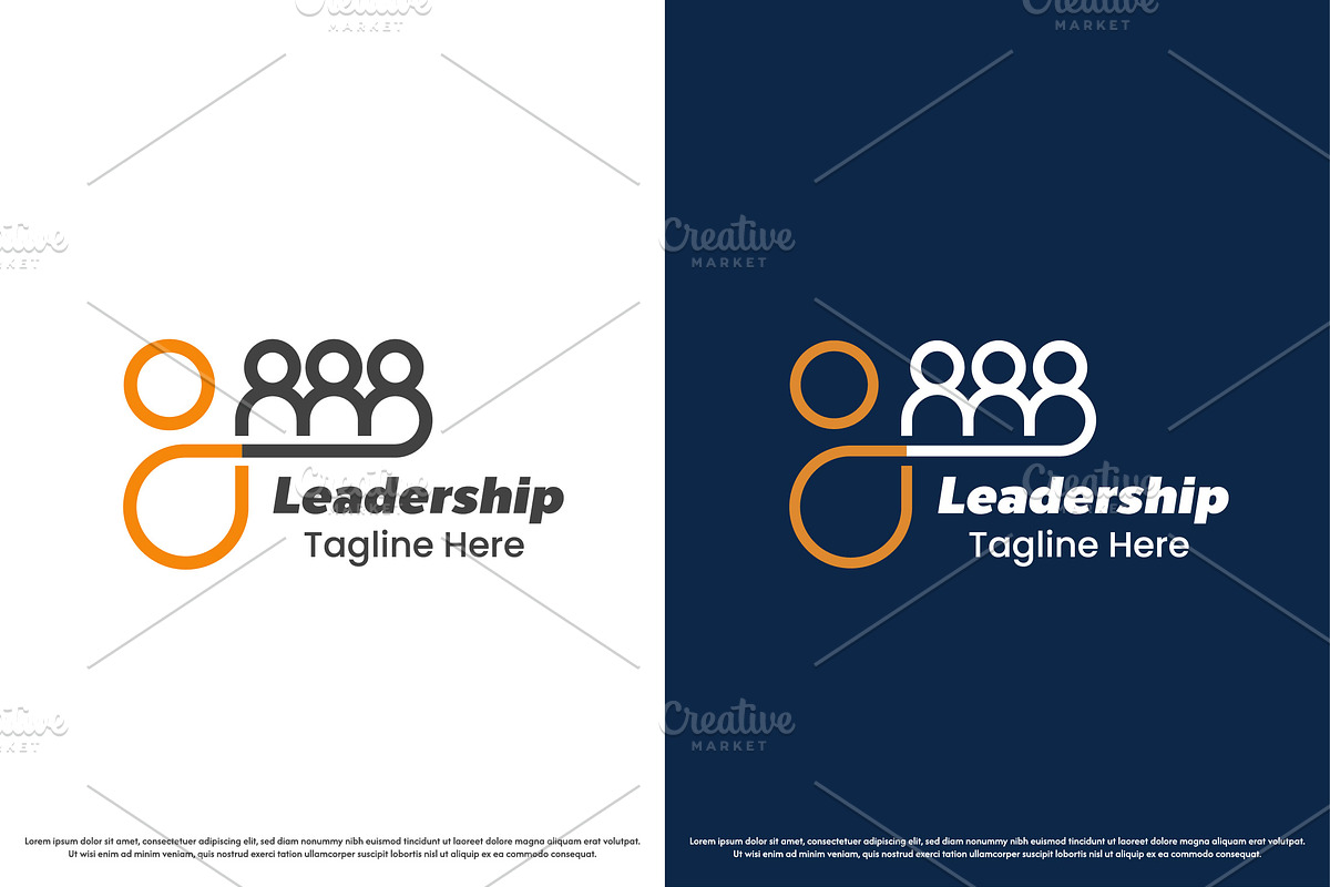 Teamwork Leader Logo Design Icon, a Branding & Logo Template by Morvana Crew