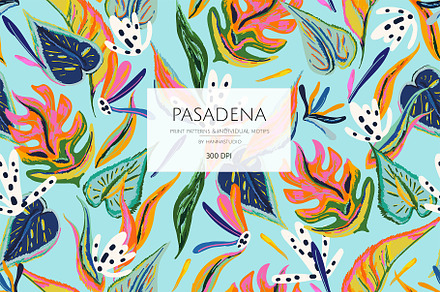 PASADENA, prints patterns & motifs, a Wallpaper Graphic by HannaStudio