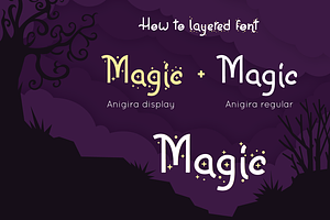 Anigira - Display Font